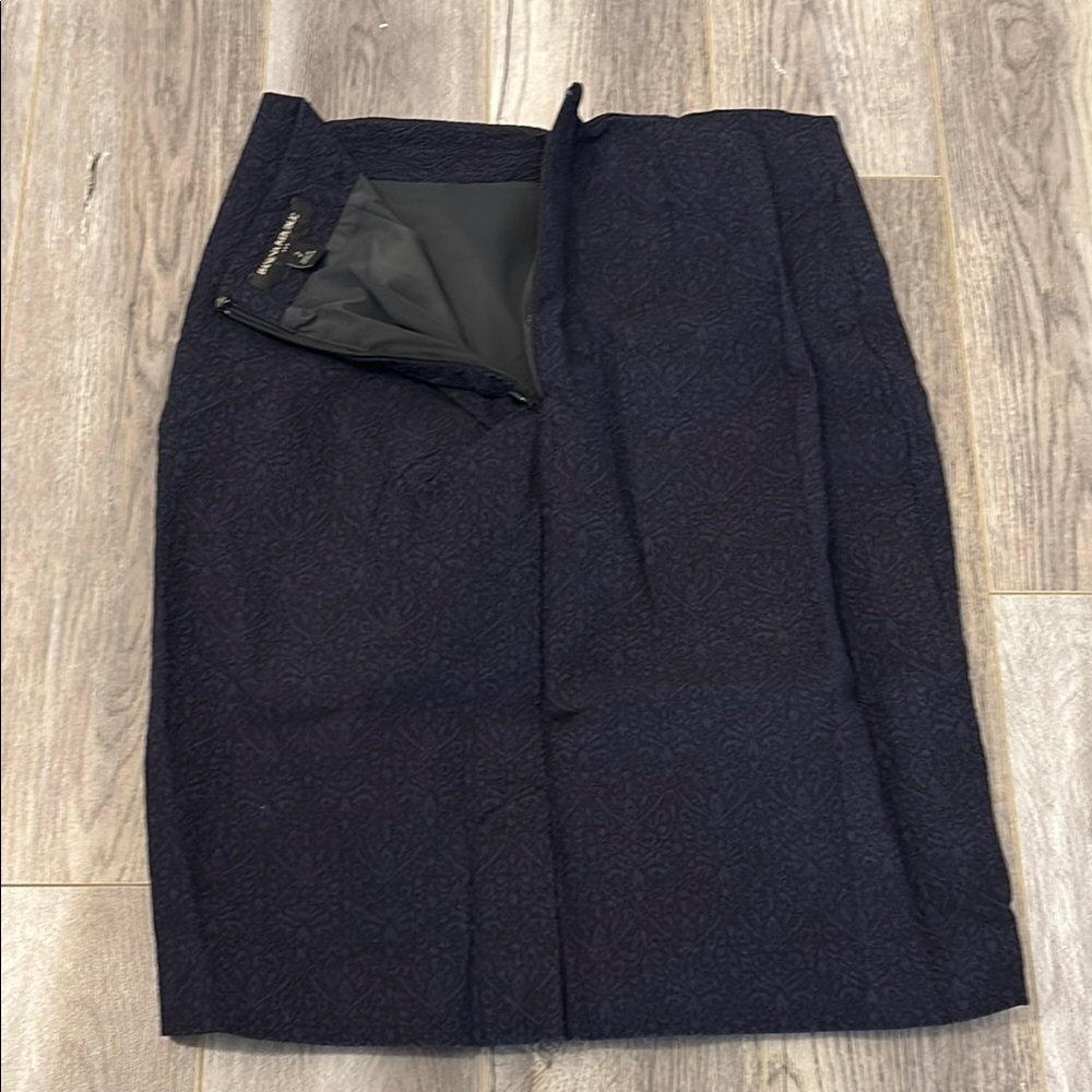 Banana Republic Blue Pencil Skirt Knee-Length Workwear - Picture 2 of 7